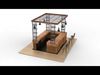 Unique Kiosk 3D model_1