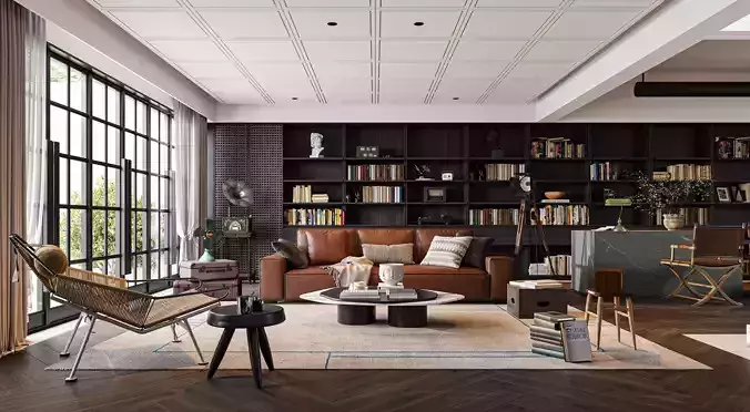  living room dining room interior scenes 14