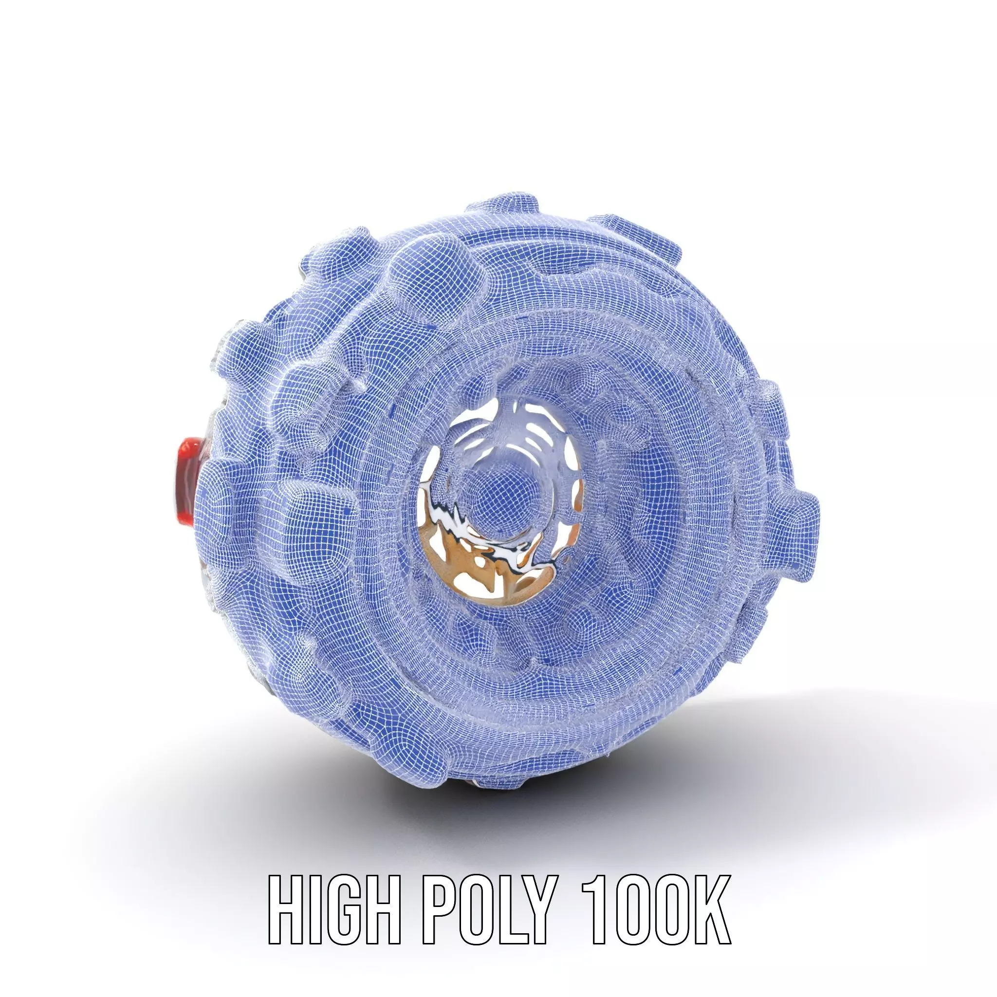 Futuristic SciFi Mechanical Orb Model Pack Low-poly 3D model_5
