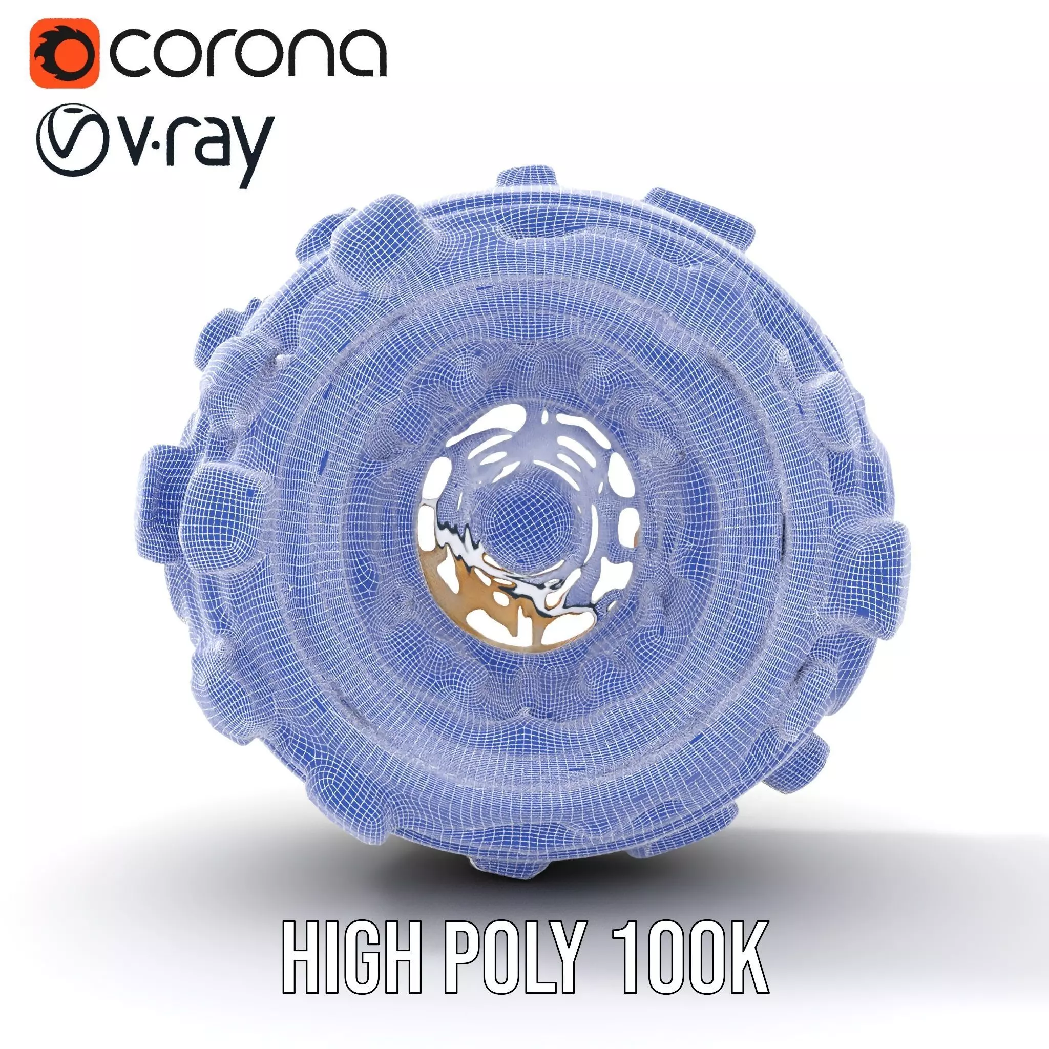 Futuristic SciFi Mechanical Orb Model Pack Low-poly 3D model_33