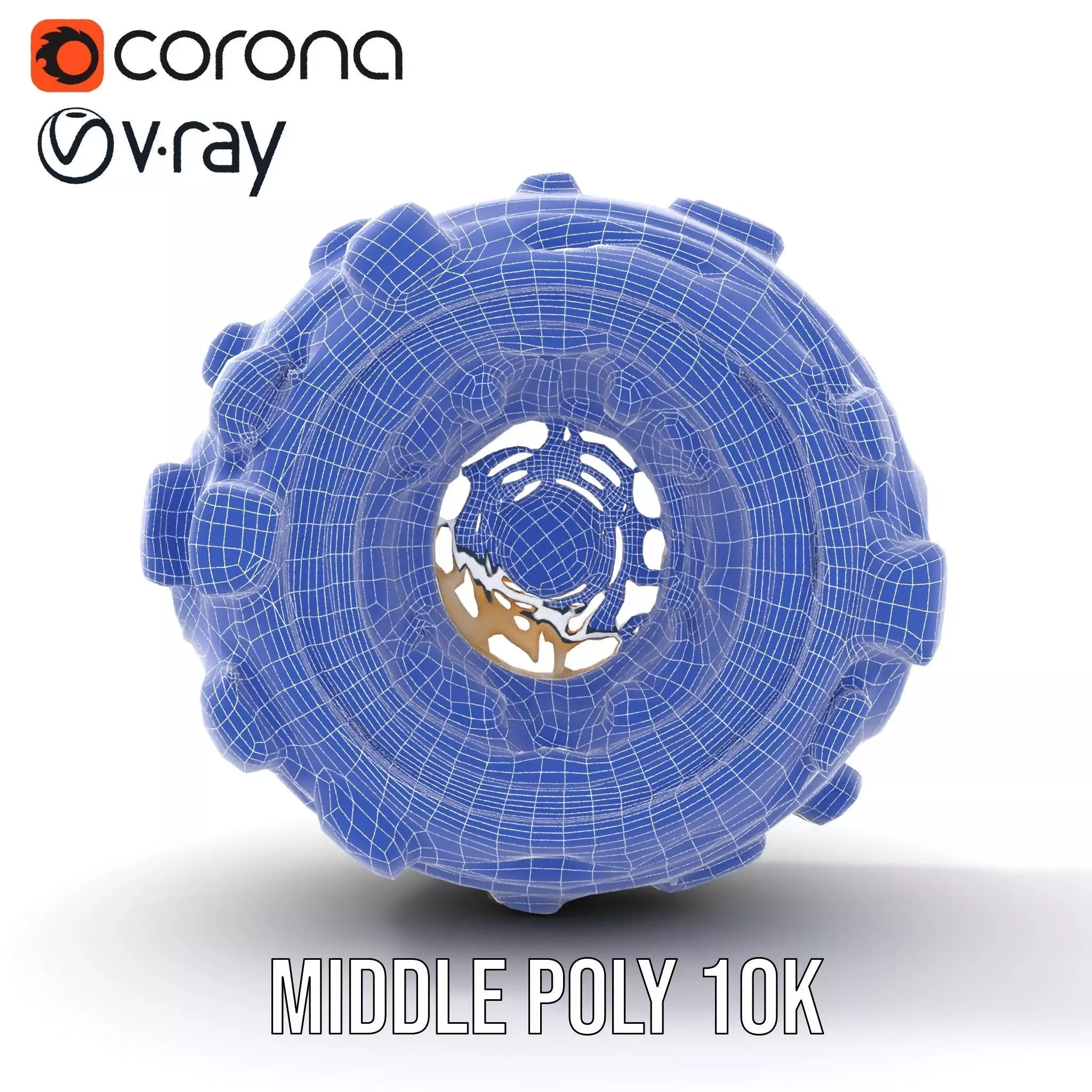 Futuristic SciFi Mechanical Orb Model Pack Low-poly 3D model_25