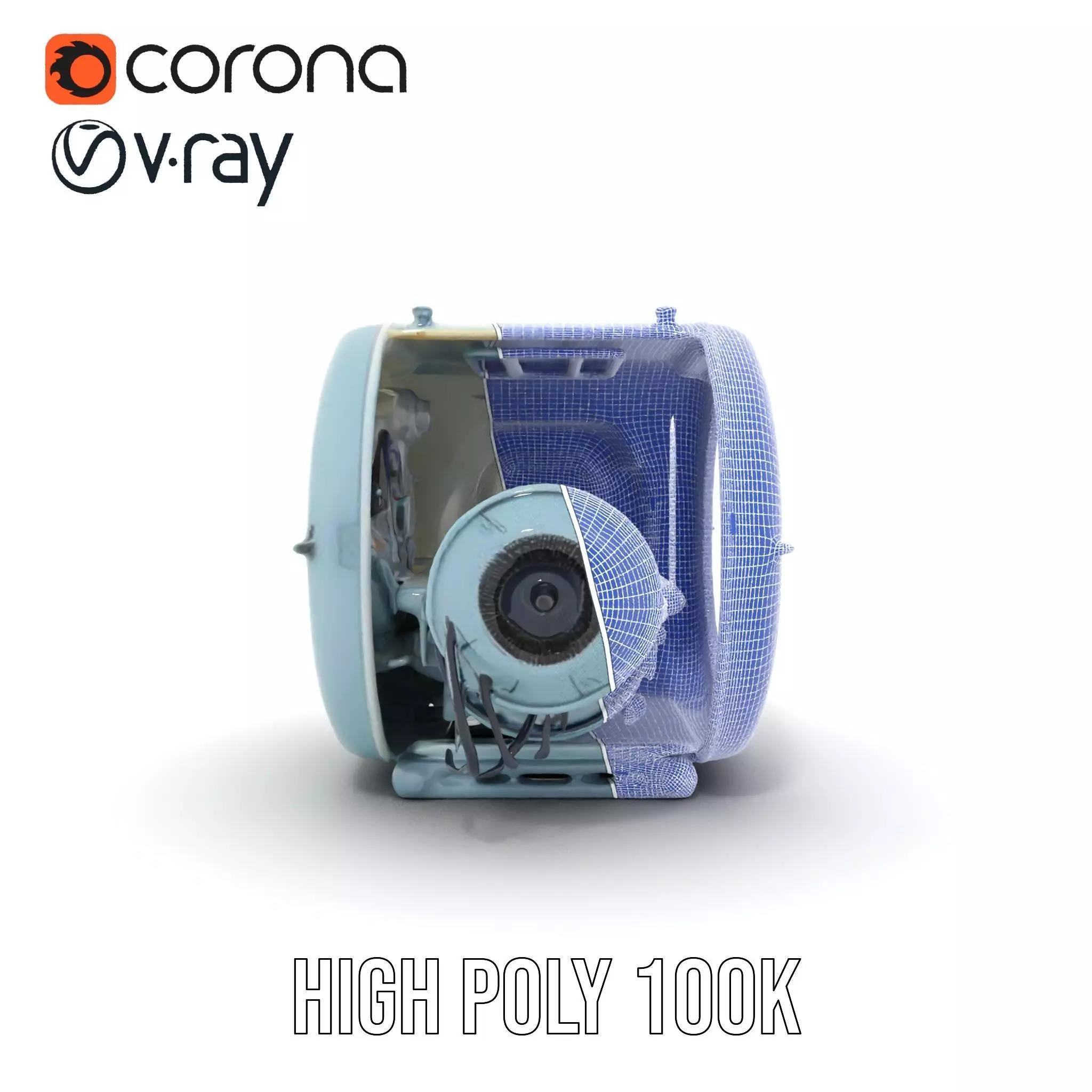 Futuristic Medical Chamber Model Pack Low-poly 3D model_34