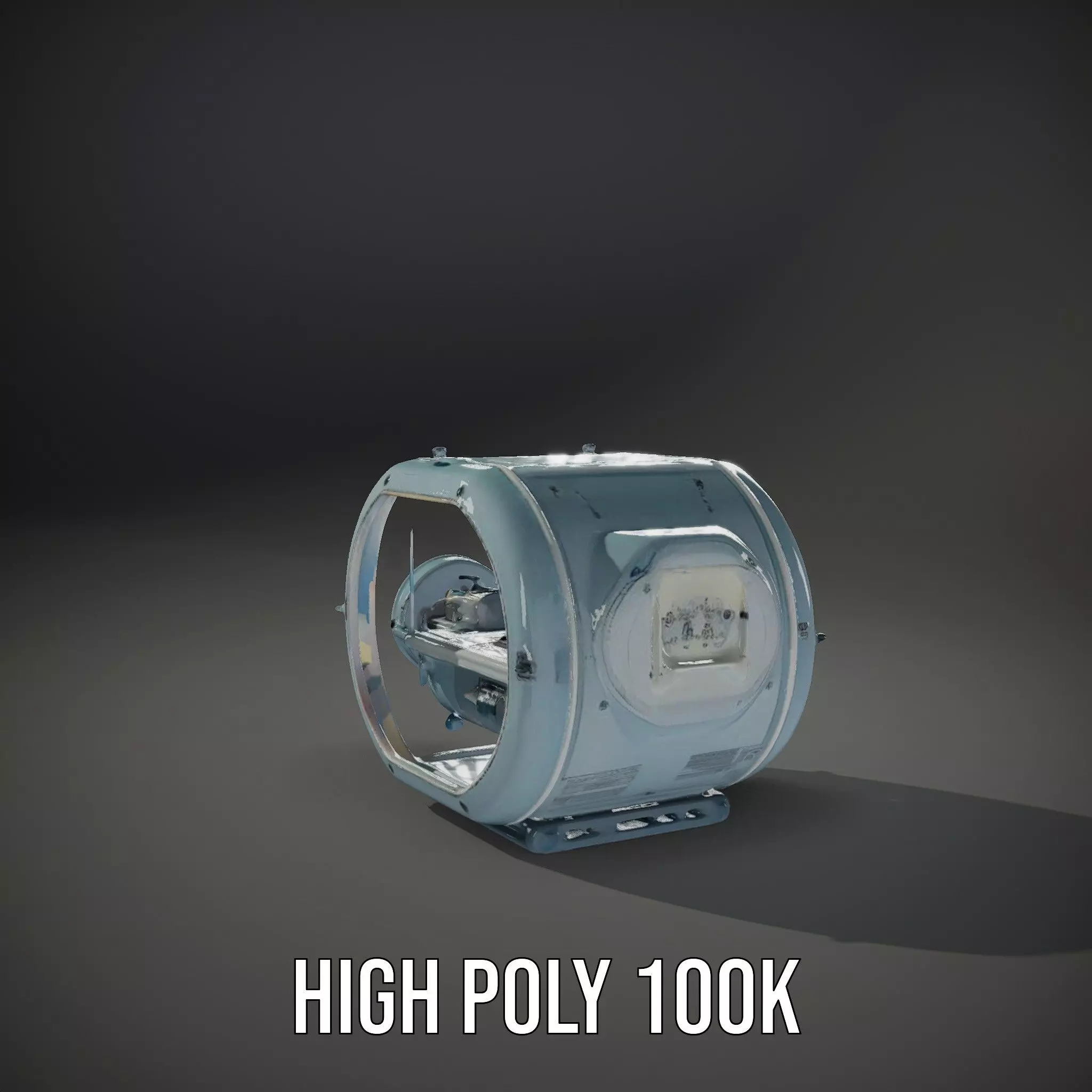 Futuristic Medical Chamber Model Pack Low-poly 3D model_9