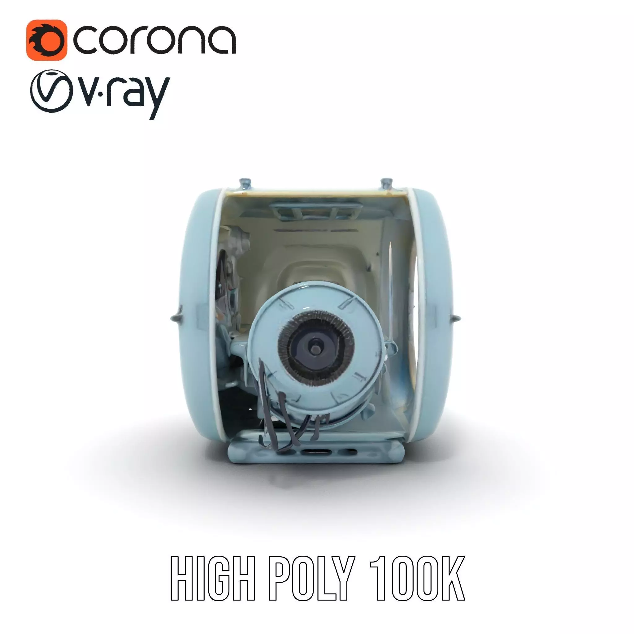 Futuristic Medical Chamber Model Pack Low-poly 3D model_29