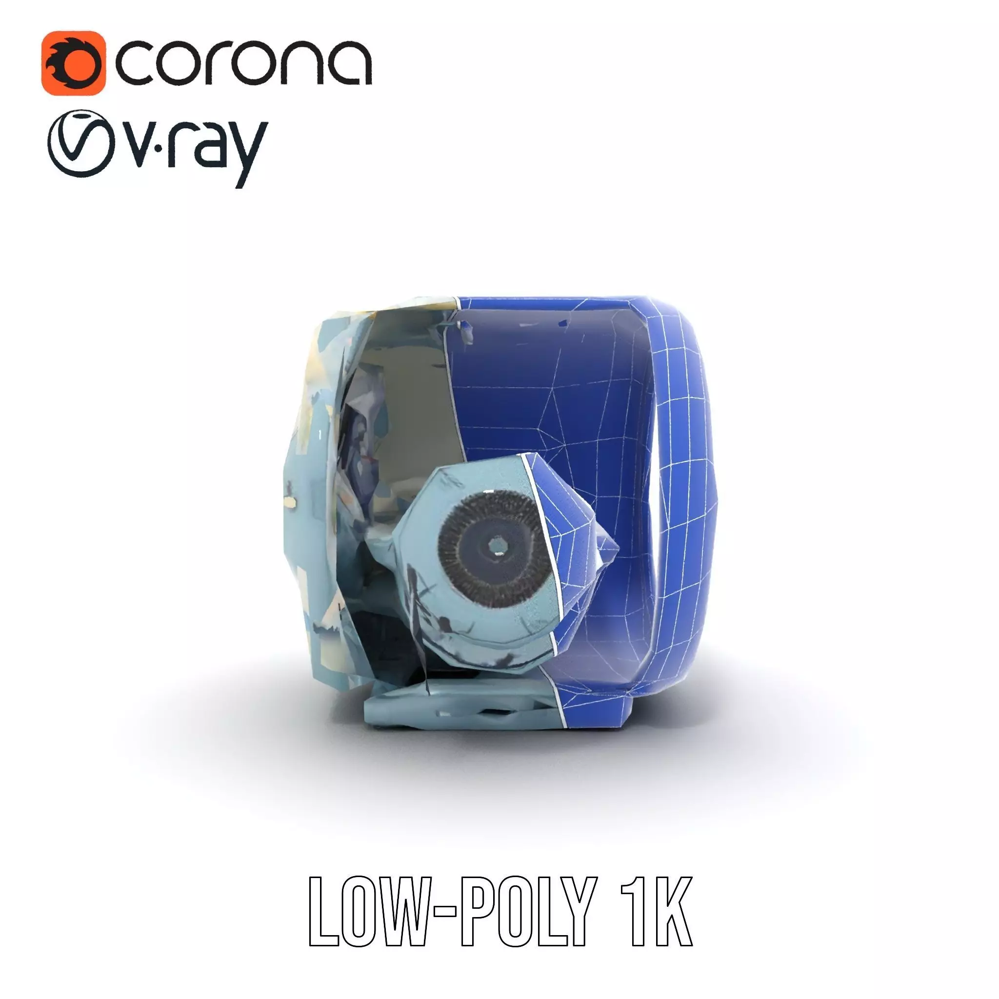 Futuristic Medical Chamber Model Pack Low-poly 3D model_31