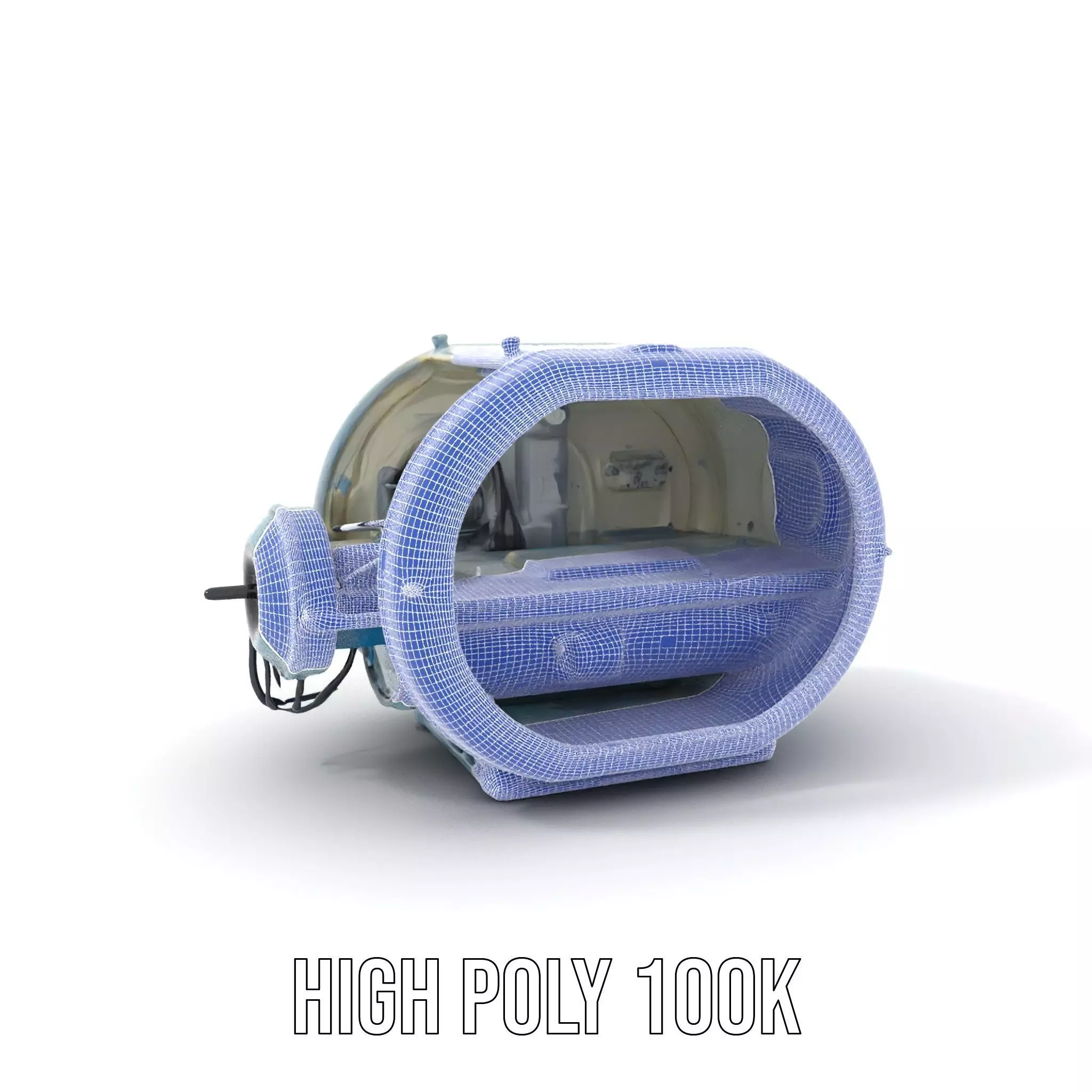 Futuristic Medical Chamber Model Pack Low-poly 3D model_5