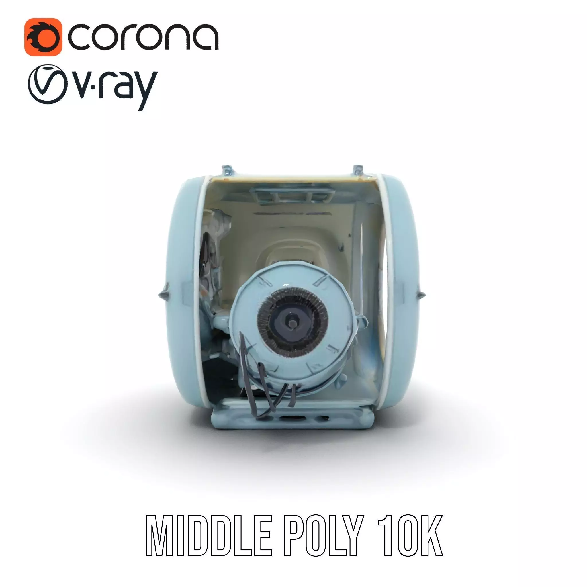 Futuristic Medical Chamber Model Pack Low-poly 3D model_27