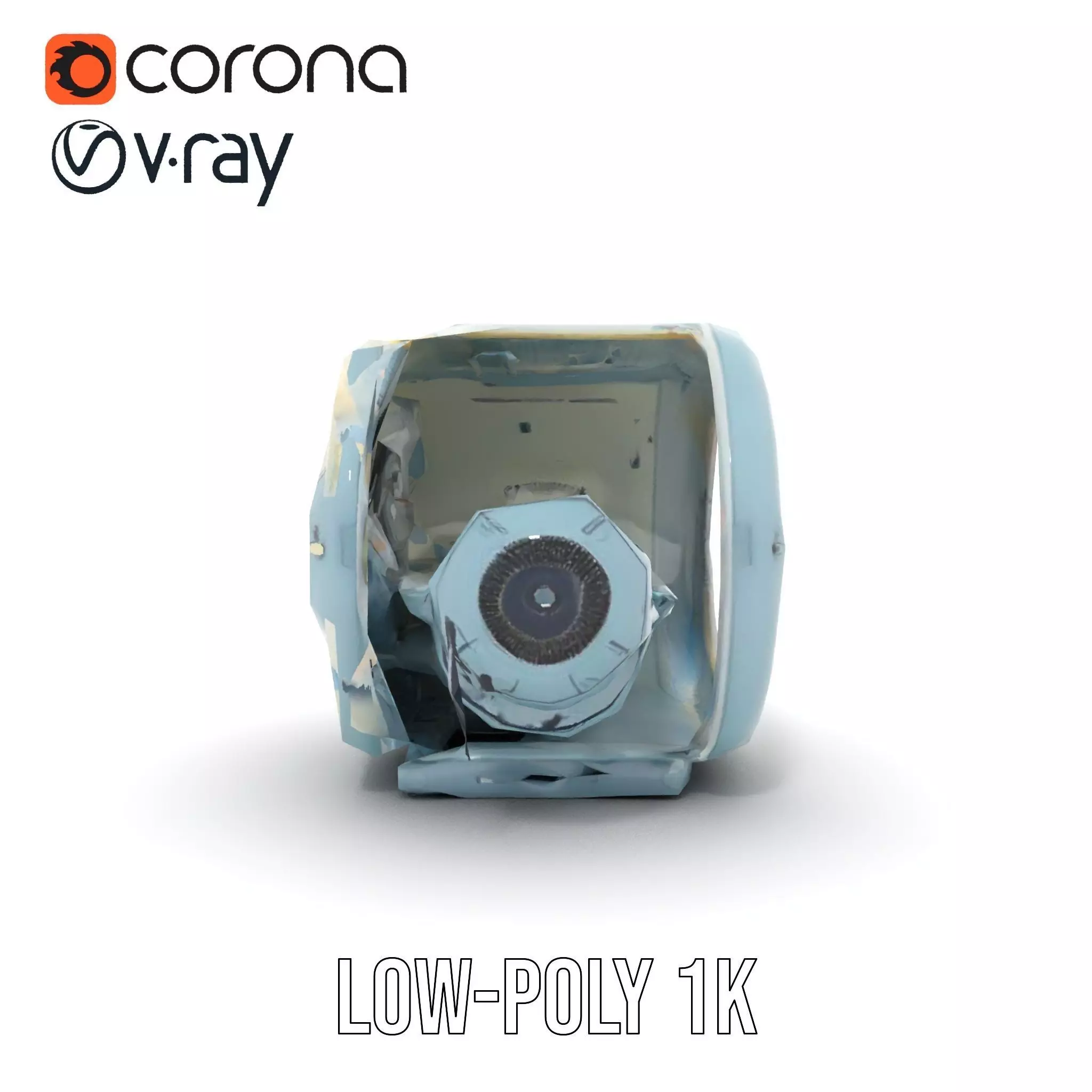 Futuristic Medical Chamber Model Pack Low-poly 3D model_8