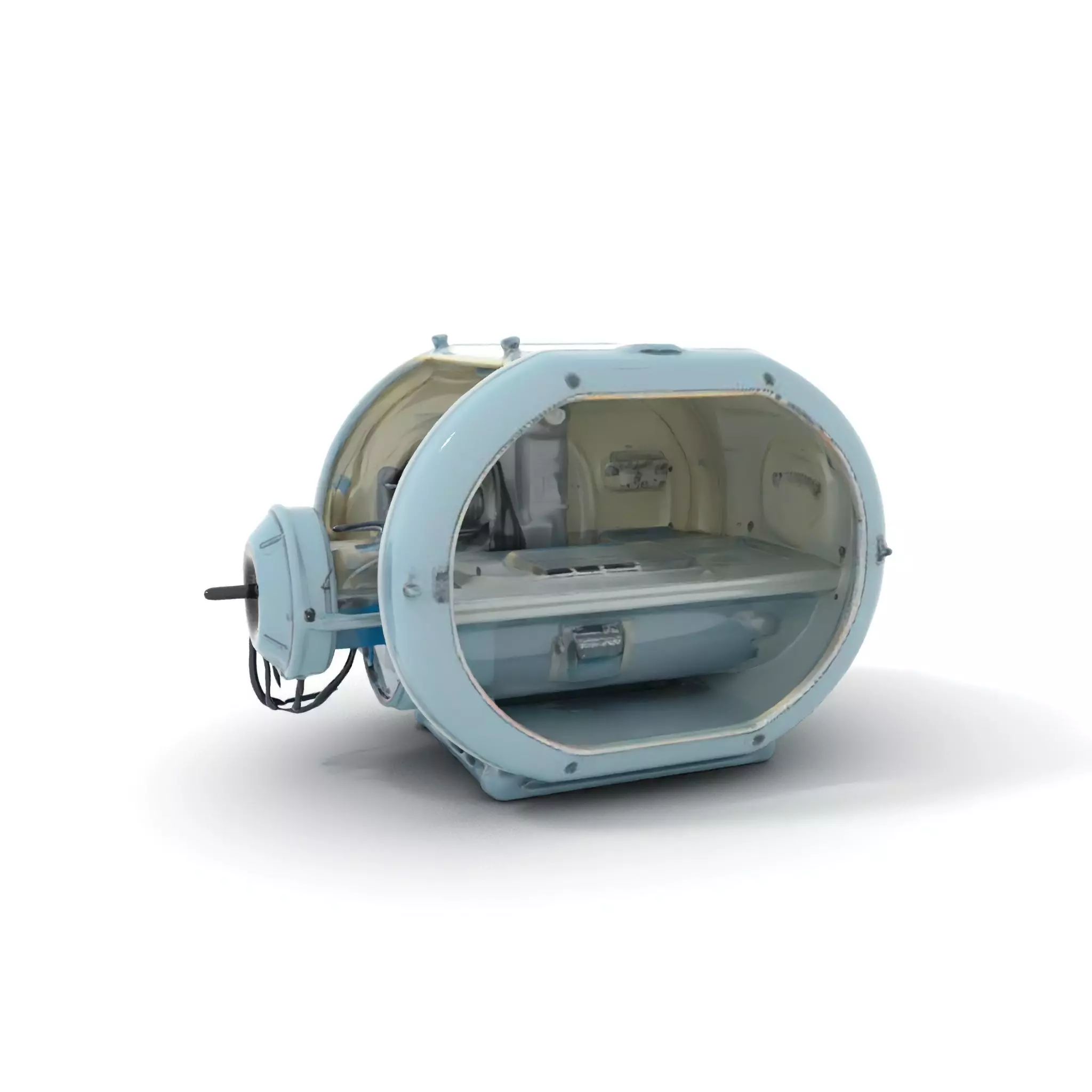 Futuristic Medical Chamber Model Pack Low-poly 3D model_0