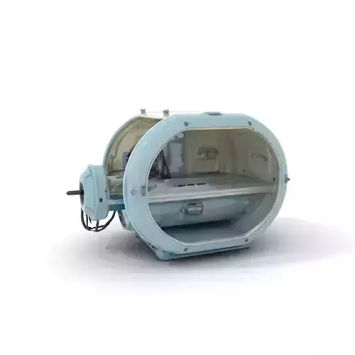 Futuristic Medical Chamber Model Pack Low-poly 3D model