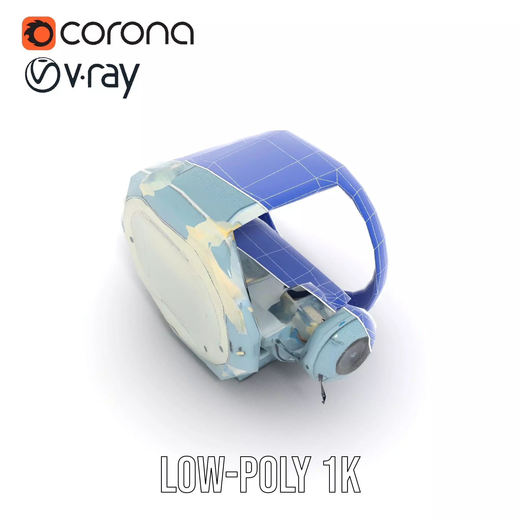 Futuristic Medical Chamber Model Pack Low-poly 3D model_25