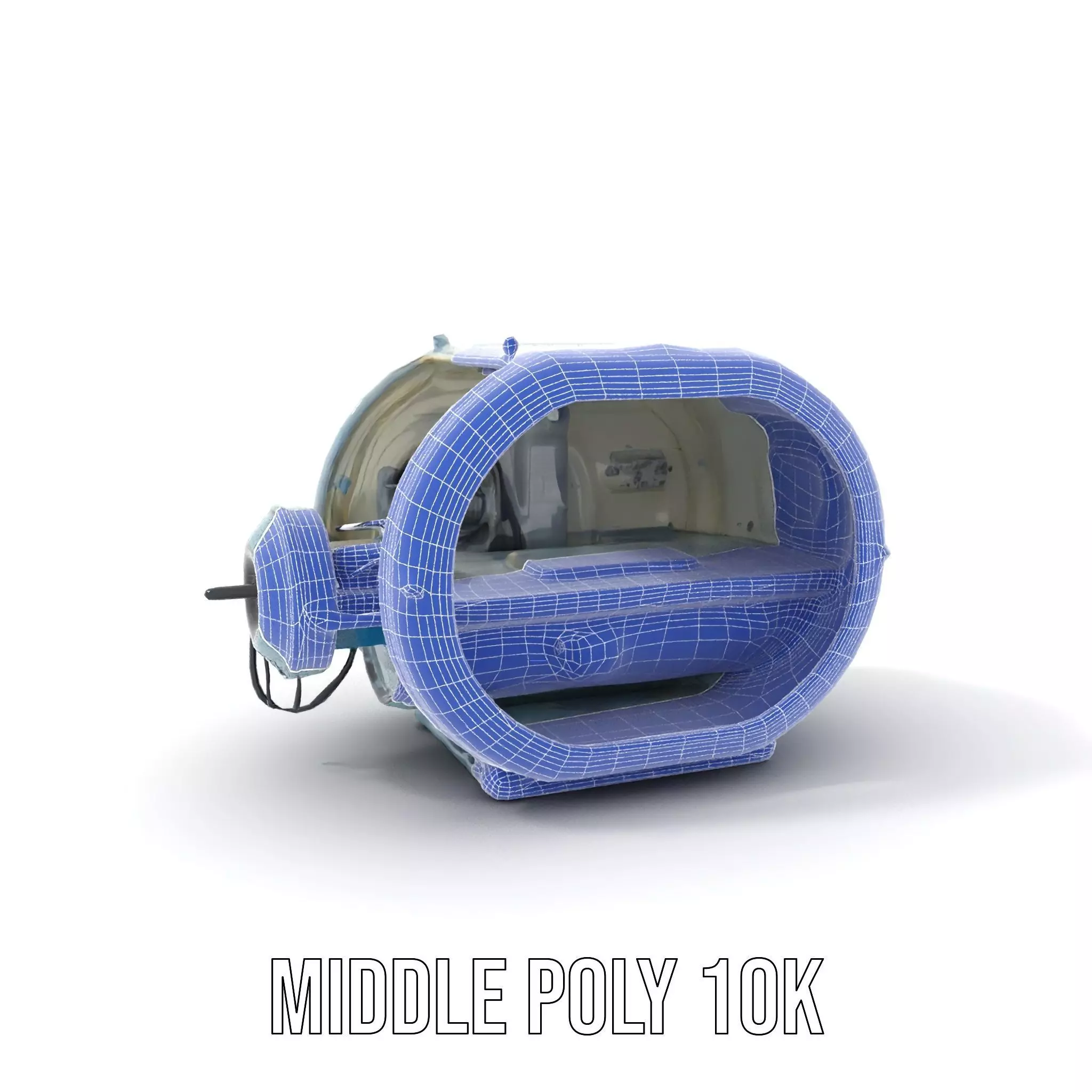 Futuristic Medical Chamber Model Pack Low-poly 3D model_14