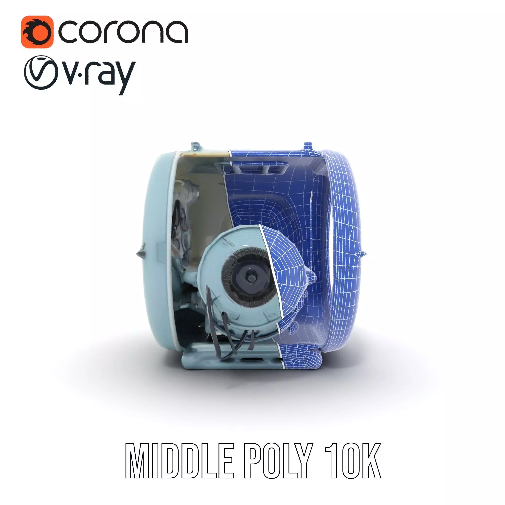 Futuristic Medical Chamber Model Pack Low-poly 3D model_30