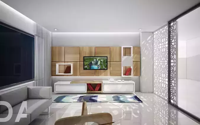 Living Area by DA 3D model