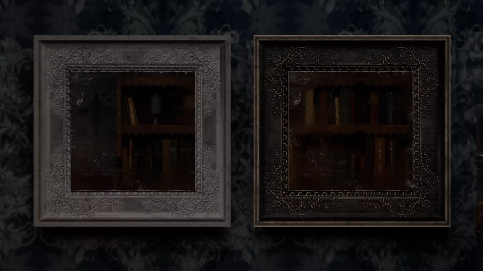 Small Wall Mirror Low-poly 3D model_0