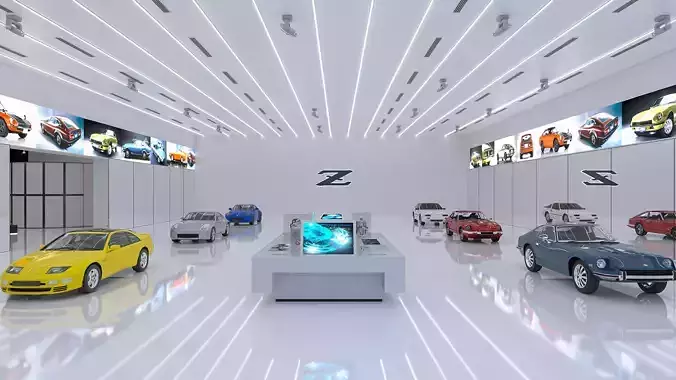 THE SPACE Dubai Event Venue High Poly 3D Model 3ds Max