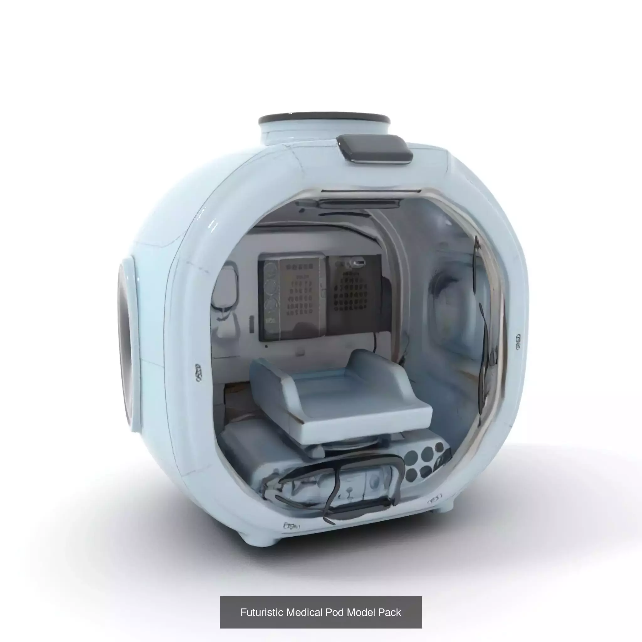 Cryo Horror Capsule Pack 3D Model Collection_43