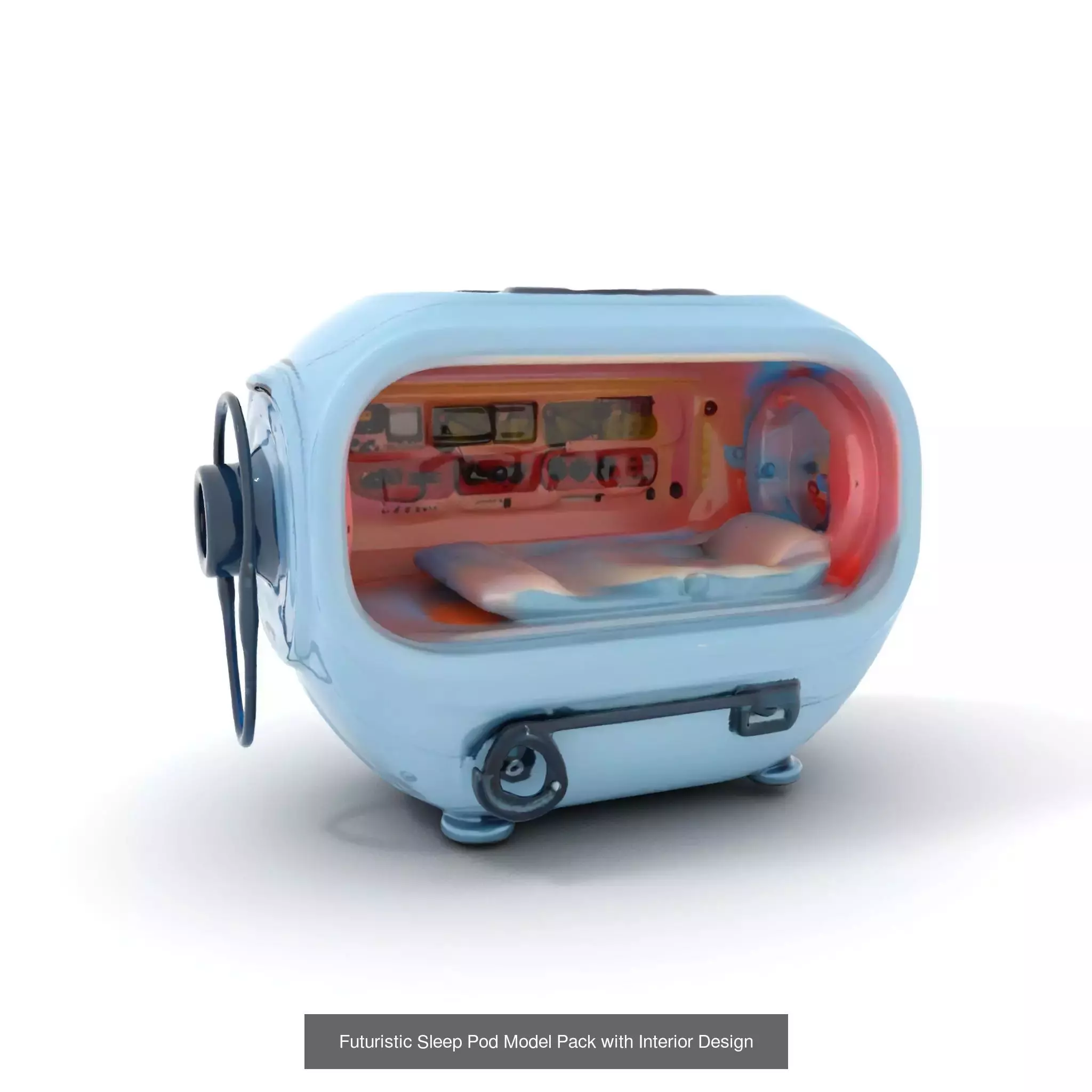 Cryo Horror Capsule Pack 3D Model Collection_42