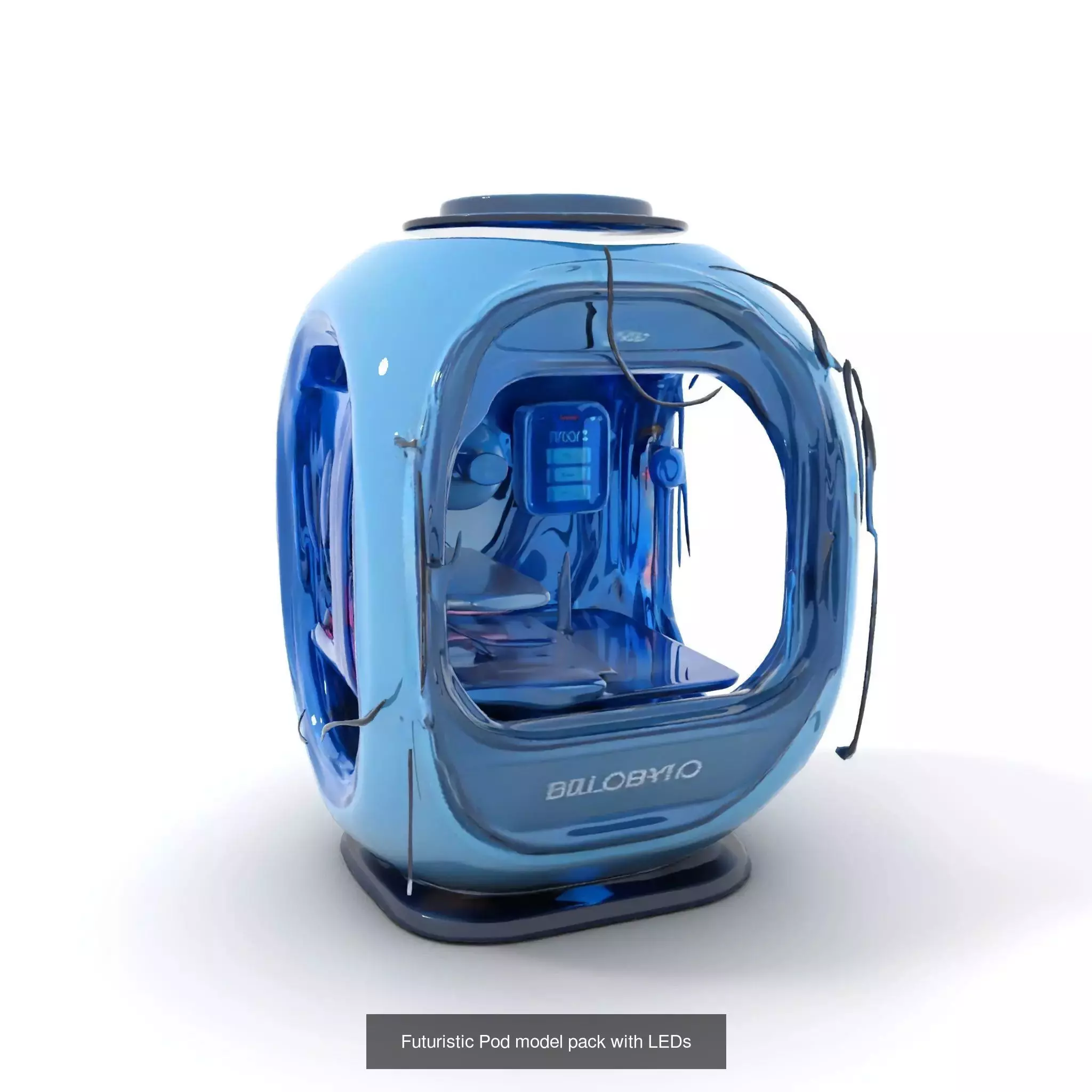 Cryo Horror Capsule Pack 3D Model Collection_52