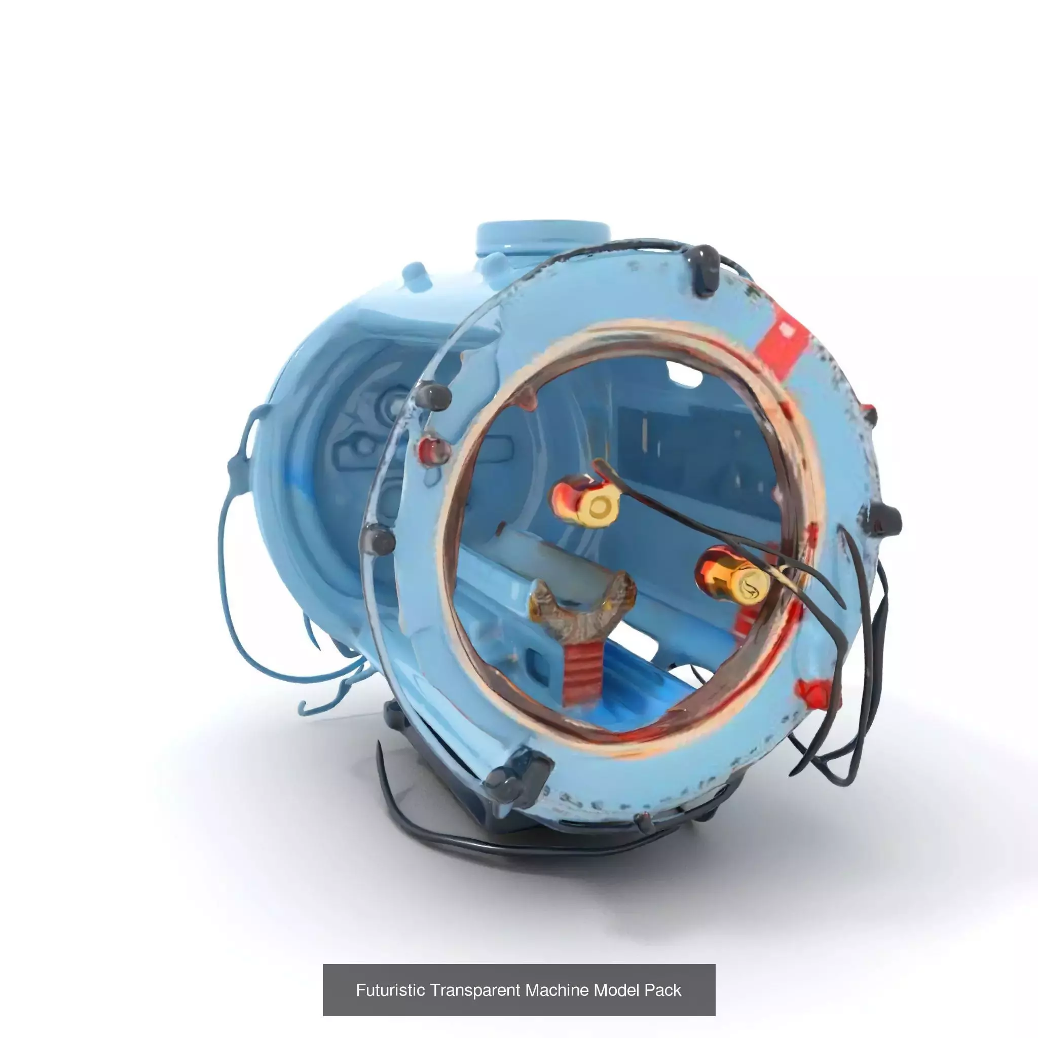 Cryo Horror Capsule Pack 3D Model Collection_51