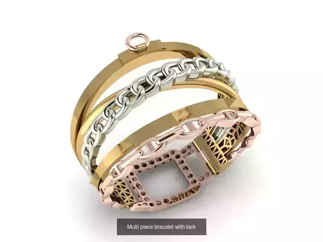 Locked bracelet collection