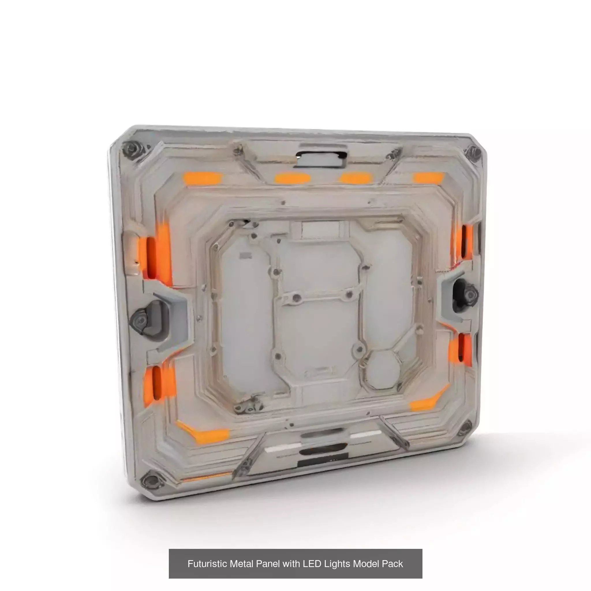 Futuristic Floor Tiles Pack 3D Model Collection_44