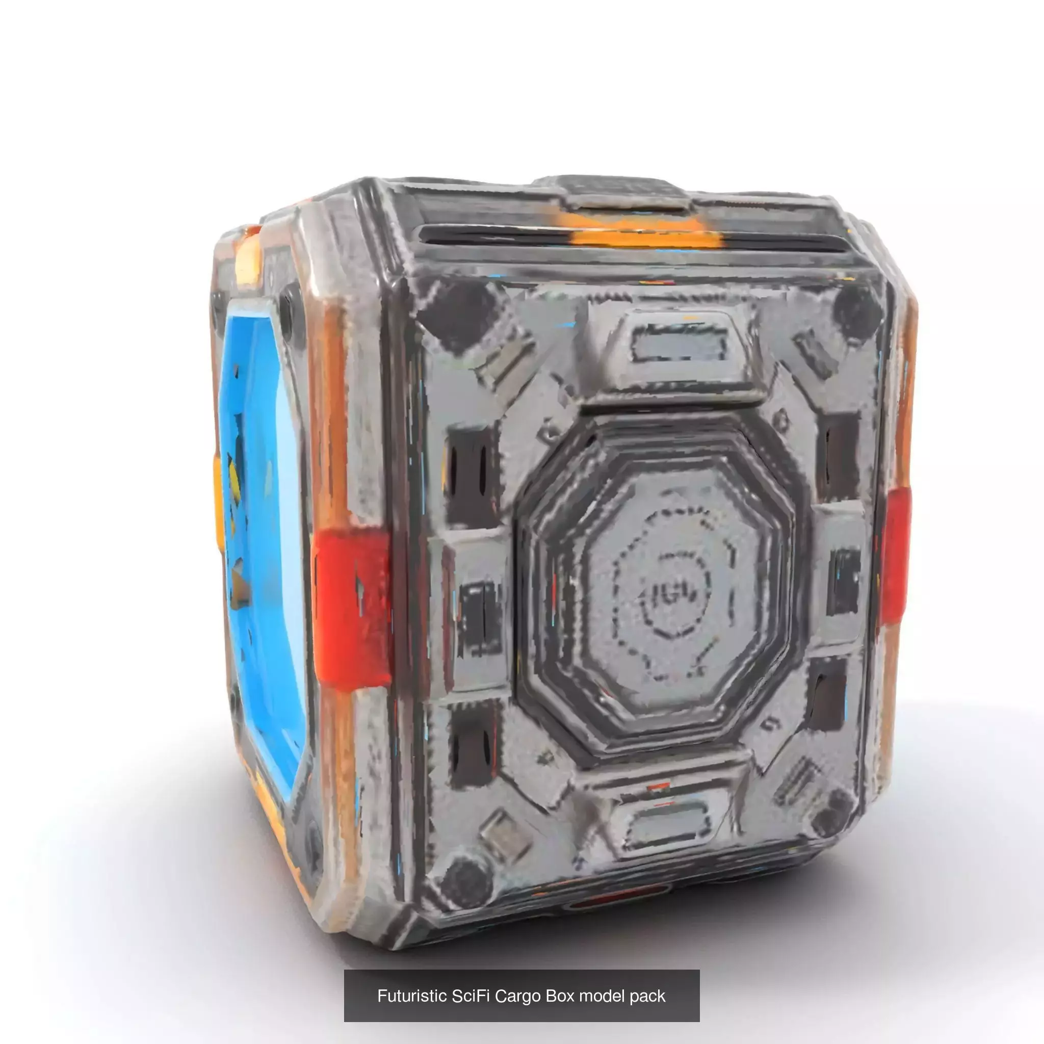 Futuristic Floor Tiles Pack 3D Model Collection_30