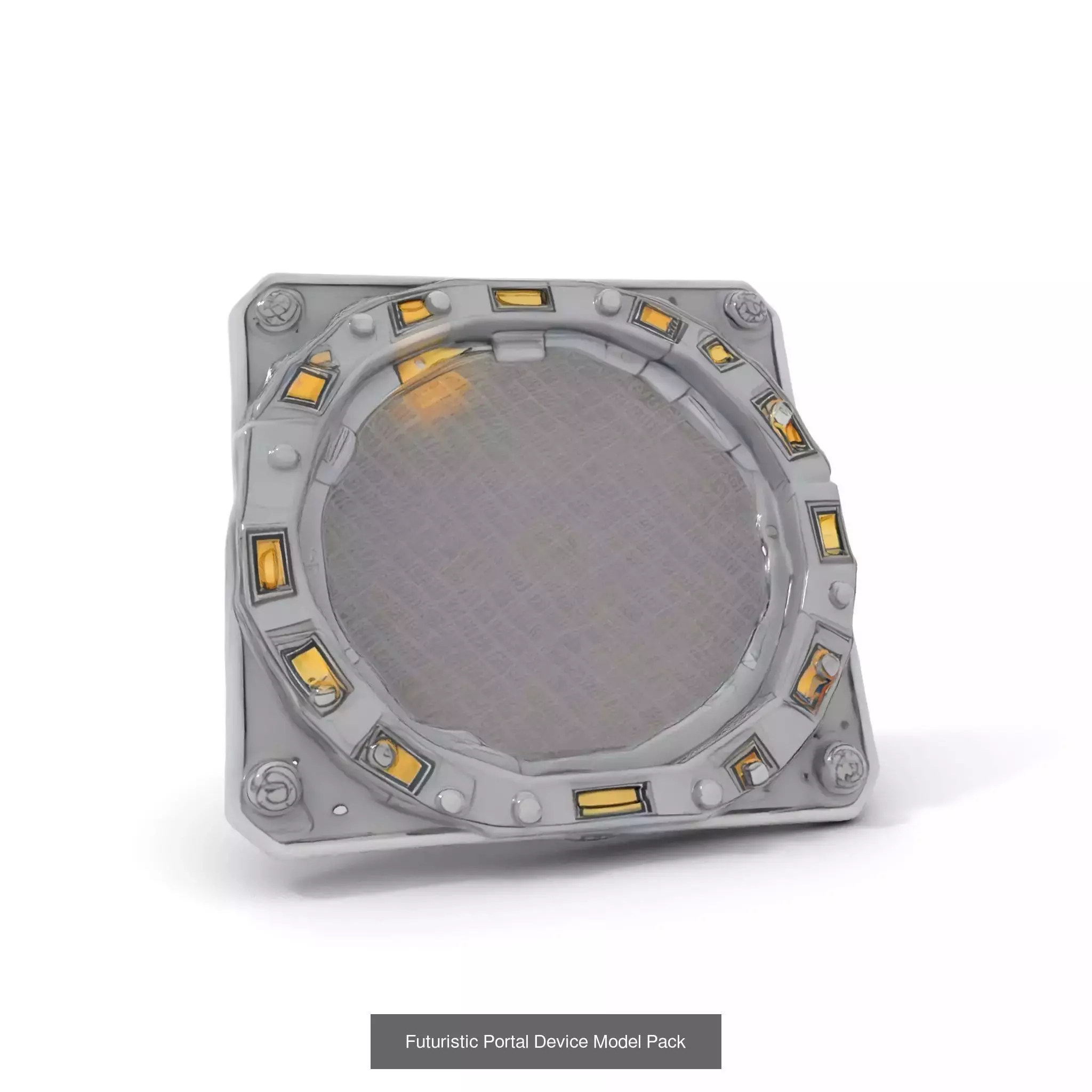 Futuristic Floor Tiles Pack 3D Model Collection_32