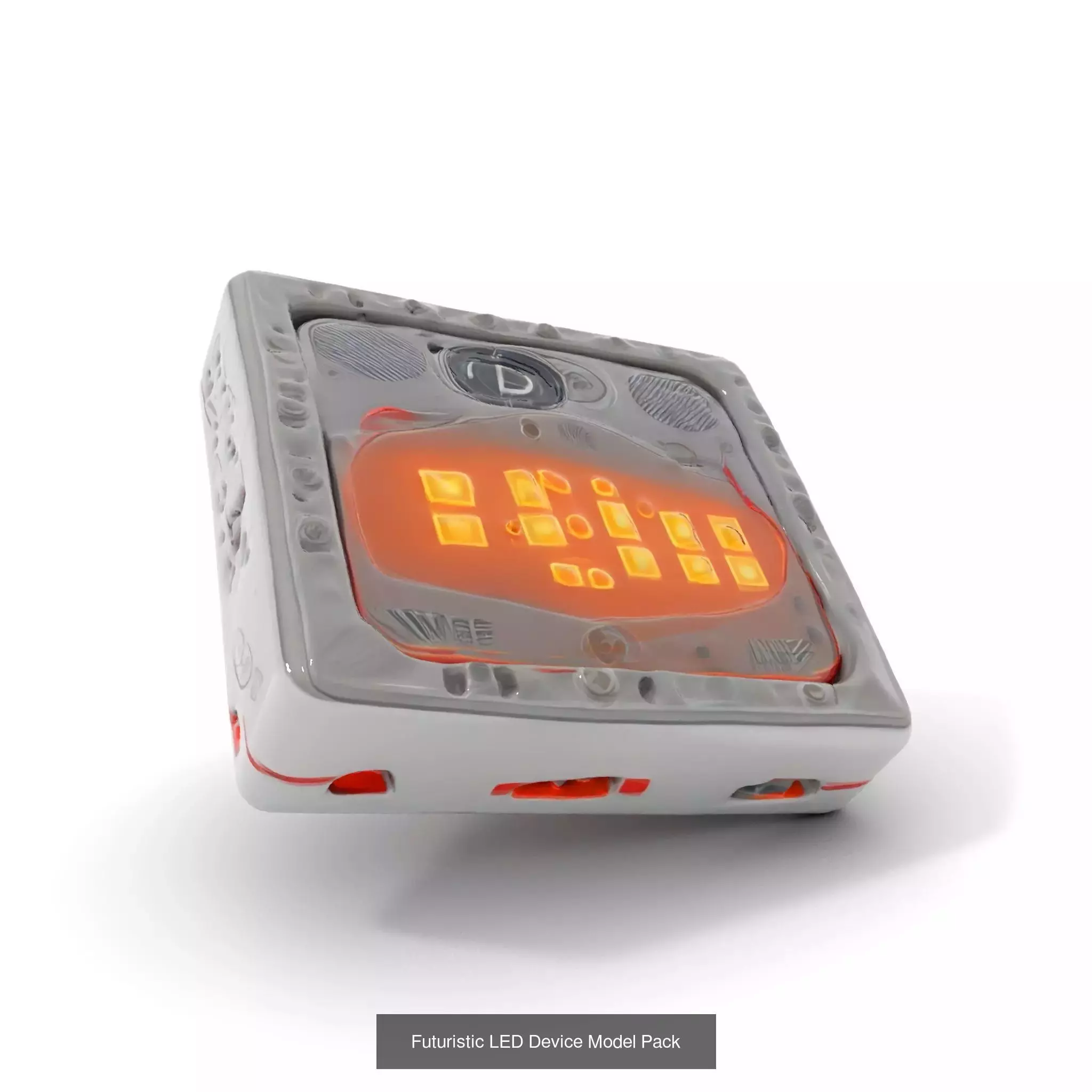 Futuristic Floor Tiles Pack 3D Model Collection_34