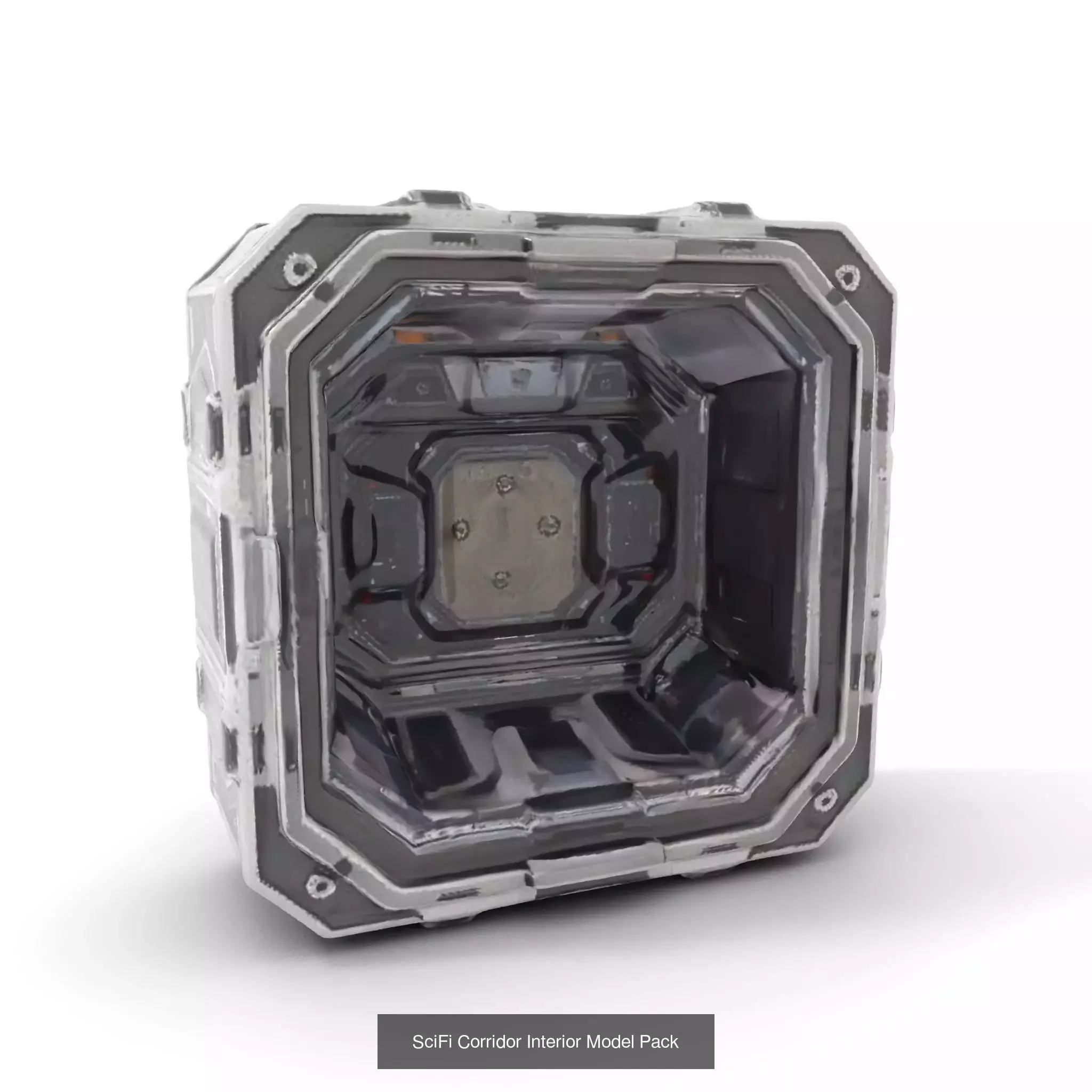 Futuristic Floor Tiles Pack 3D Model Collection_29