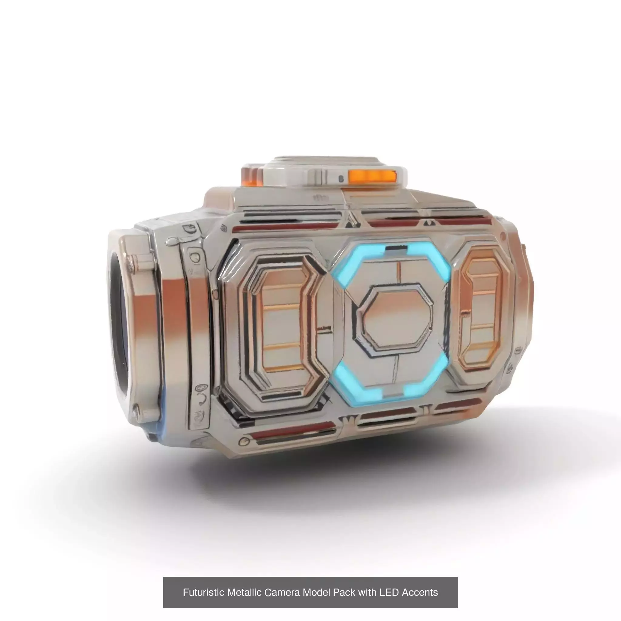 Futuristic Floor Tiles Pack 3D Model Collection_46