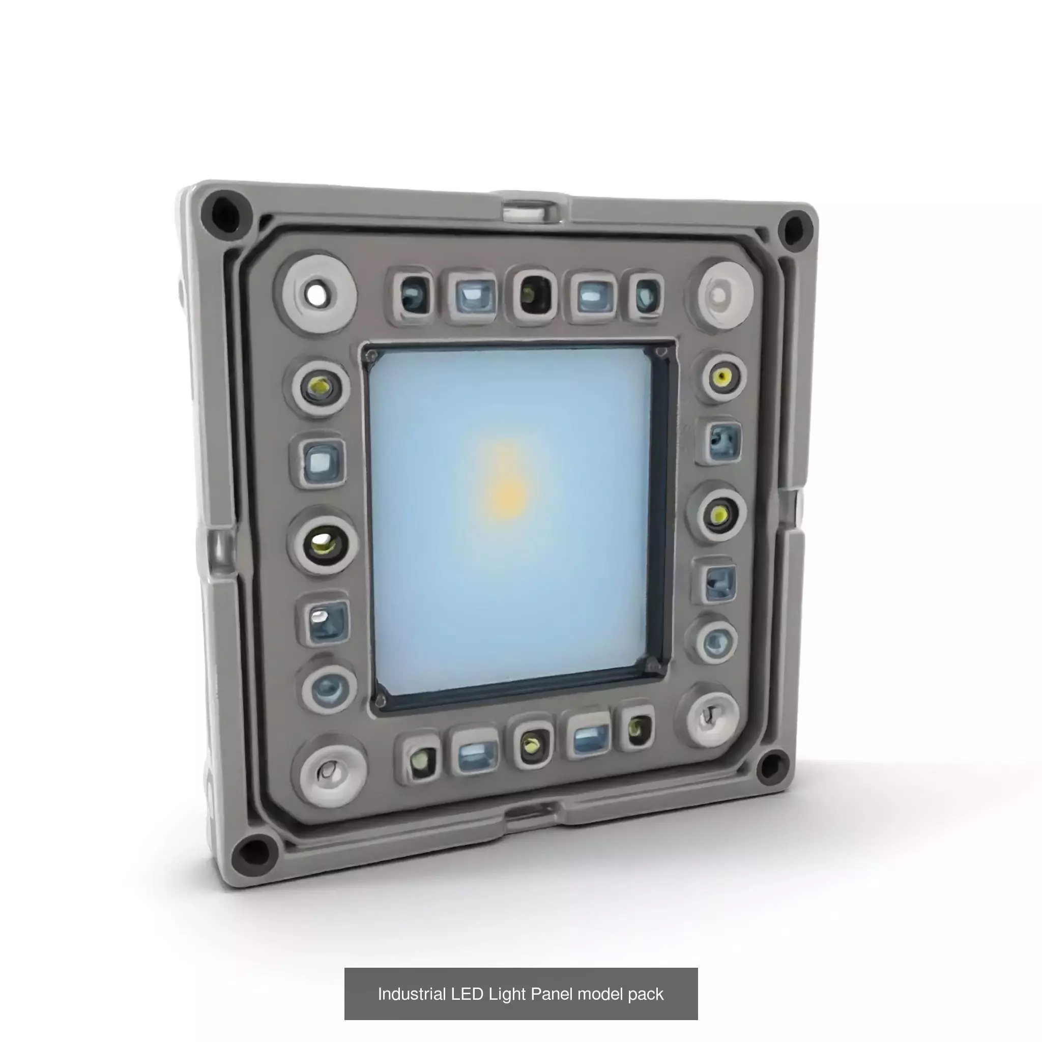 Futuristic Floor Tiles Pack 3D Model Collection_37