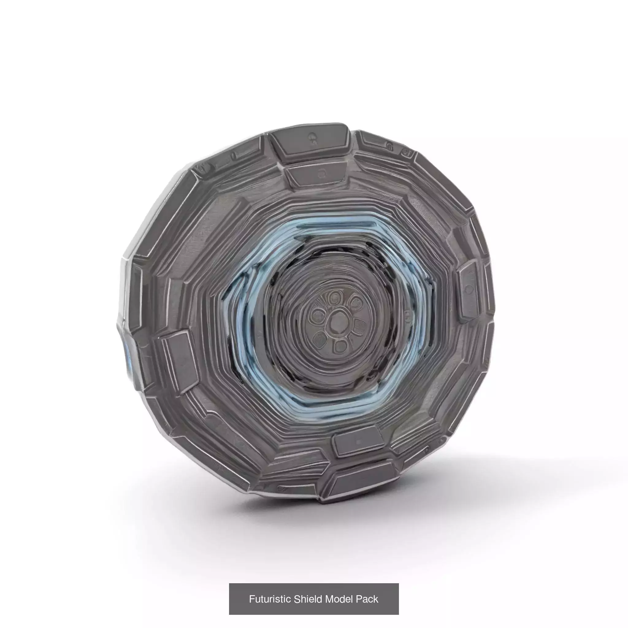 Futuristic Floor Tiles Pack 3D Model Collection_28