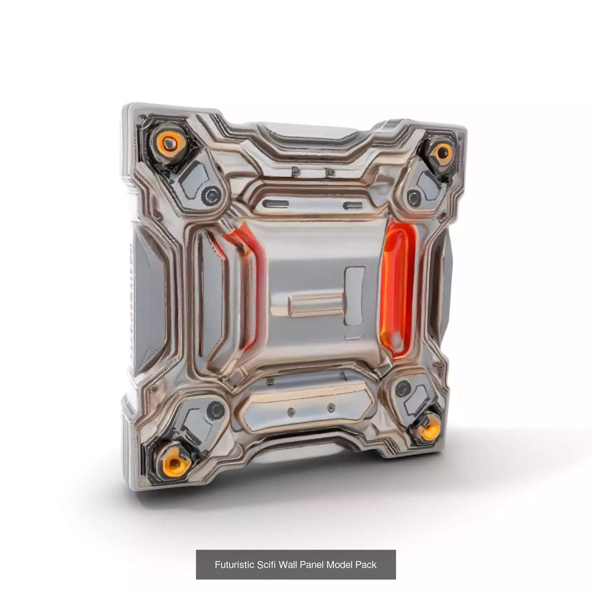 Futuristic Floor Tiles Pack 3D Model Collection_43