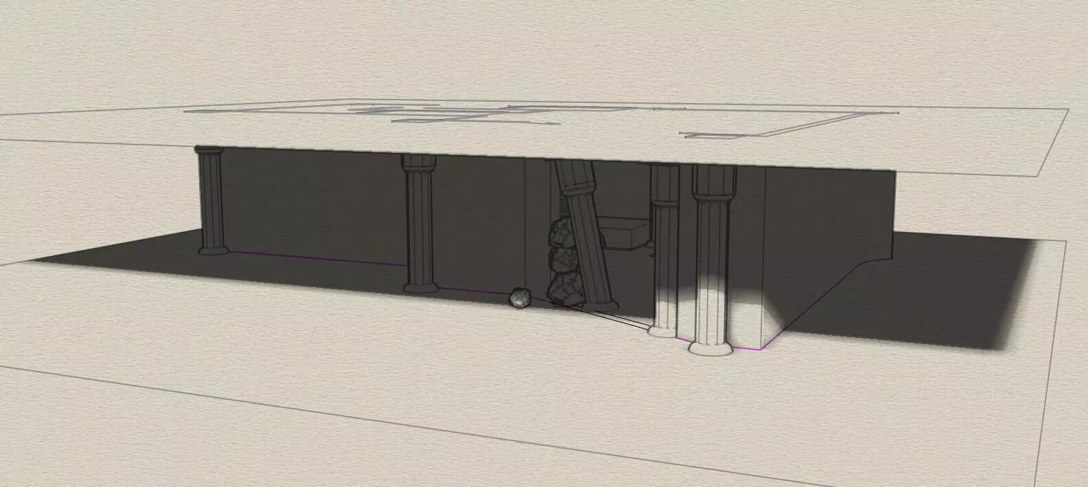 temple adventure 3D model_0