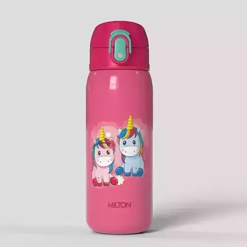 Unicorn Kids Bottle Cute Thermos 3D Model