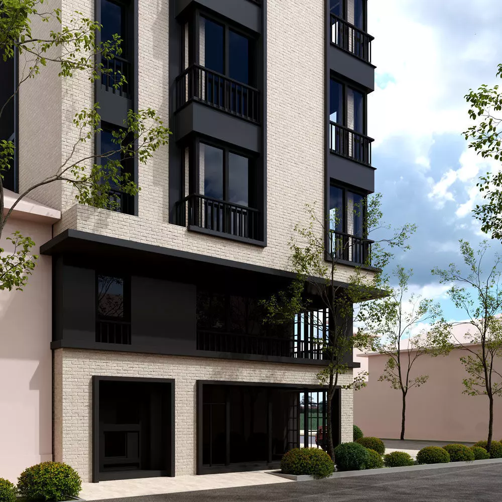 Office Exterior Design 3D model_2