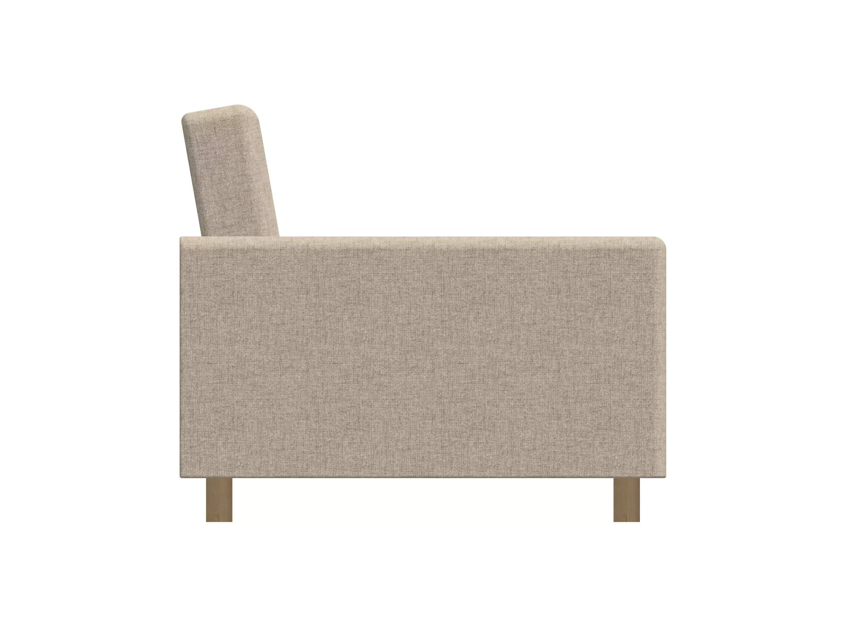 Modern 4 Seat Fabric Sofa High Quality 3D Model Free low-poly 3D model_4