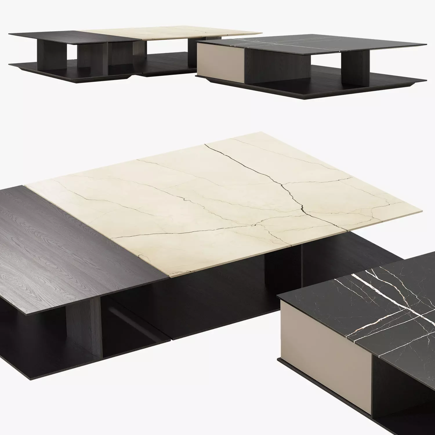 Poliform Westside Coffee Tables 3D model_1