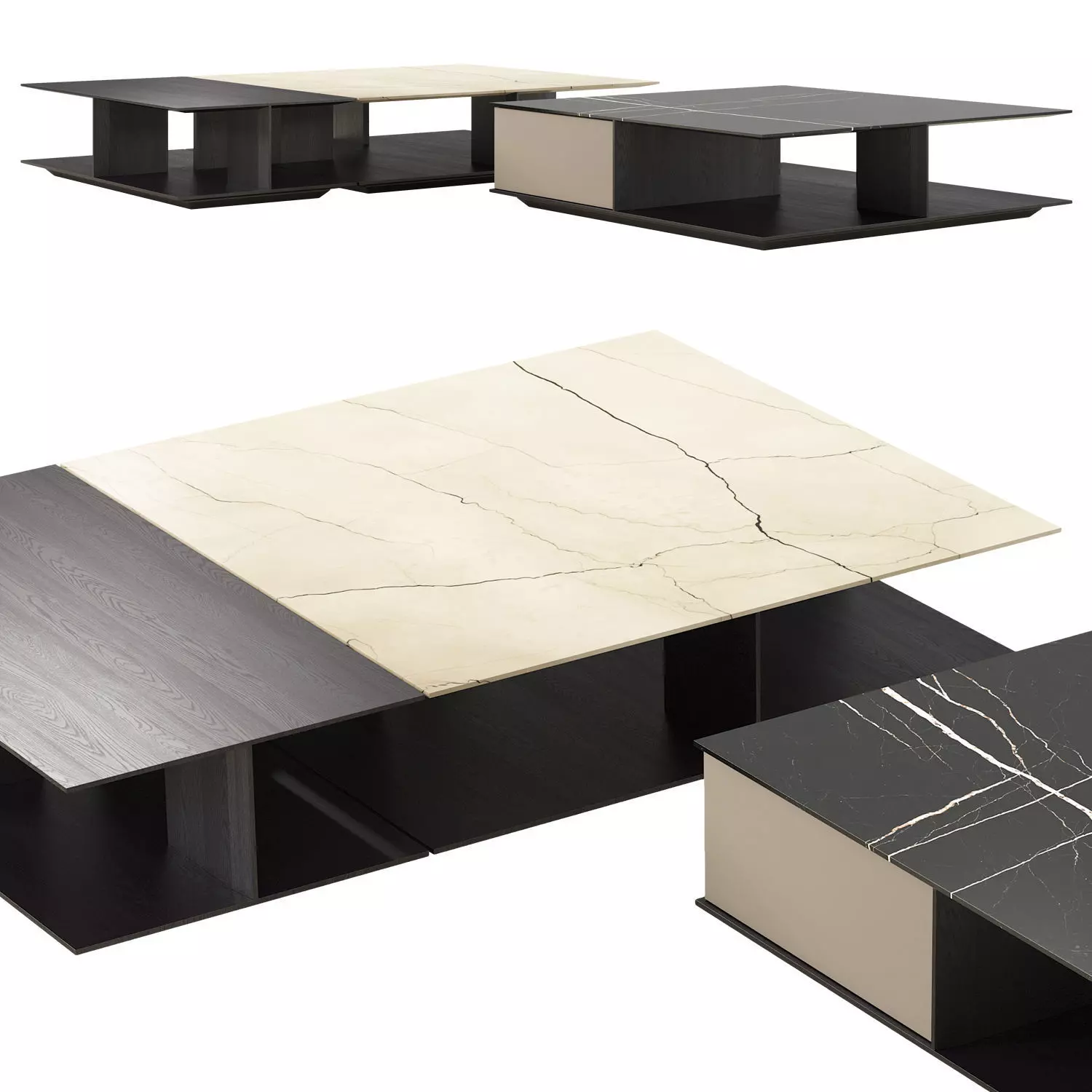 Poliform Westside Coffee Tables 3D model_0