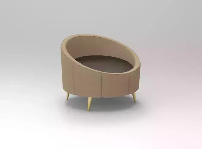 Modern Oval Lounge Chair