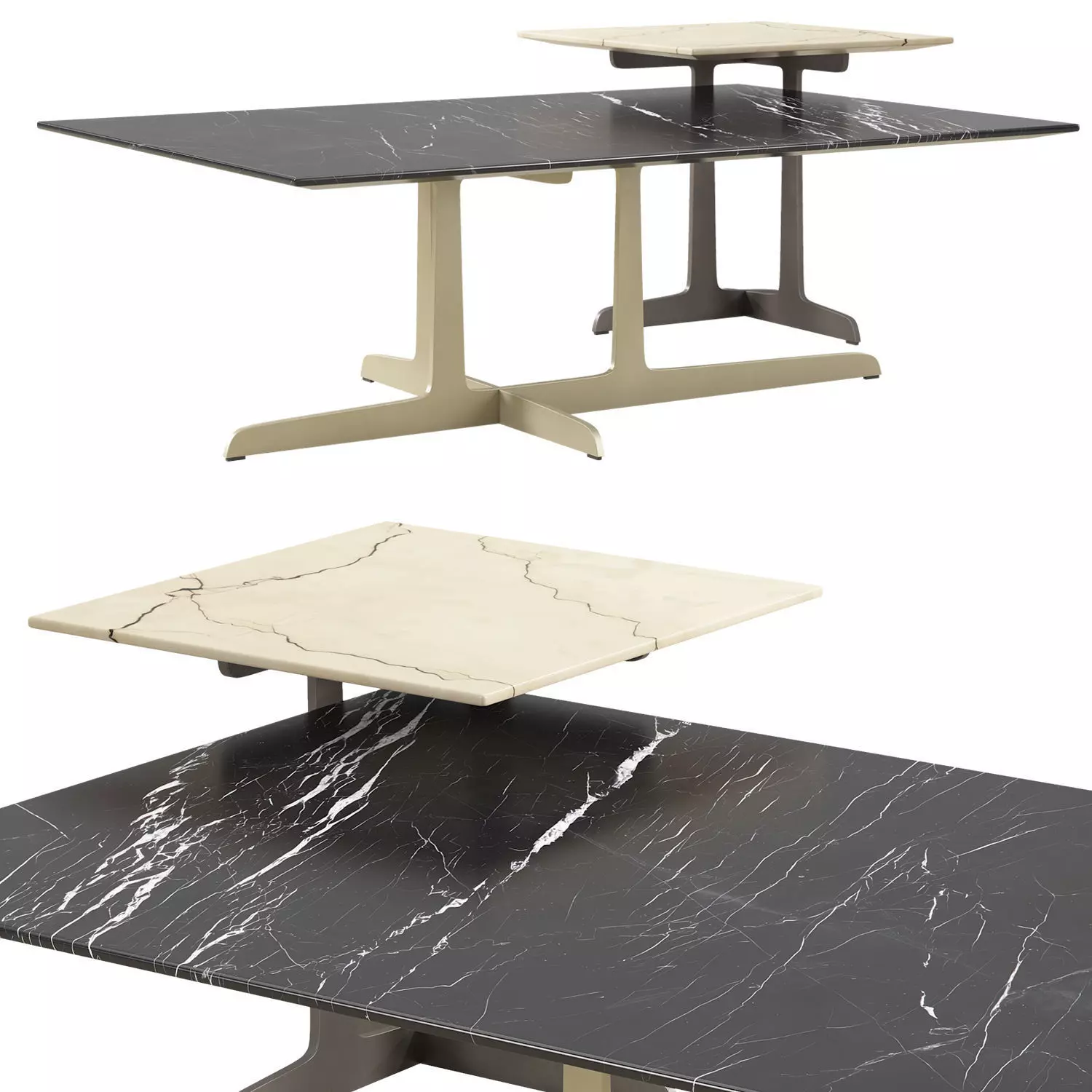 Poliform Westside Coffee Tables 2 3D model_0