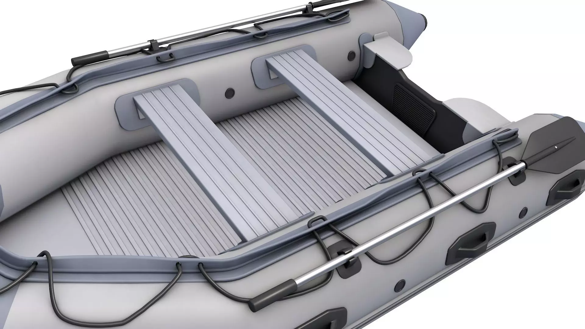 Inflatable Boat  3D model_1