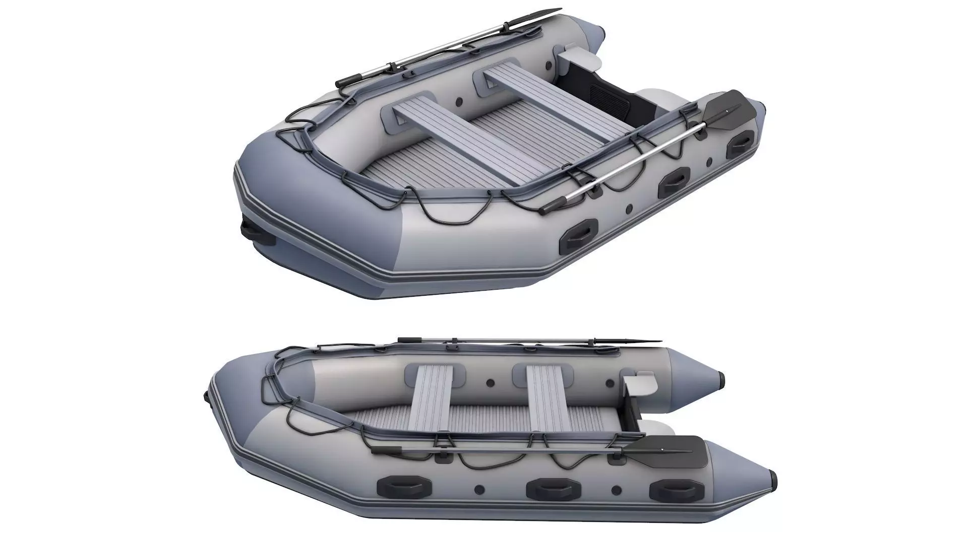 Inflatable Boat  3D model_0