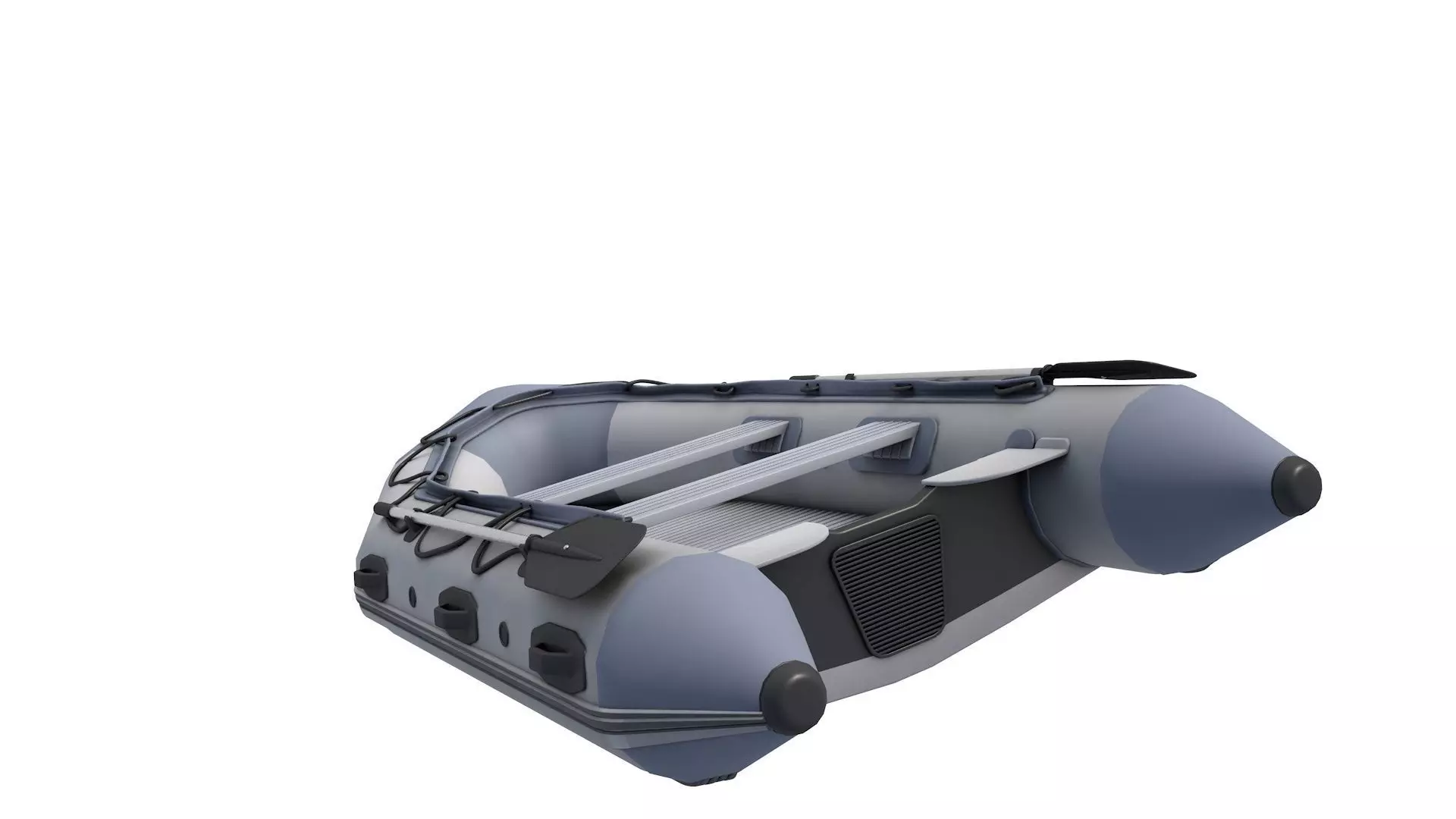Inflatable Boat  3D model_3