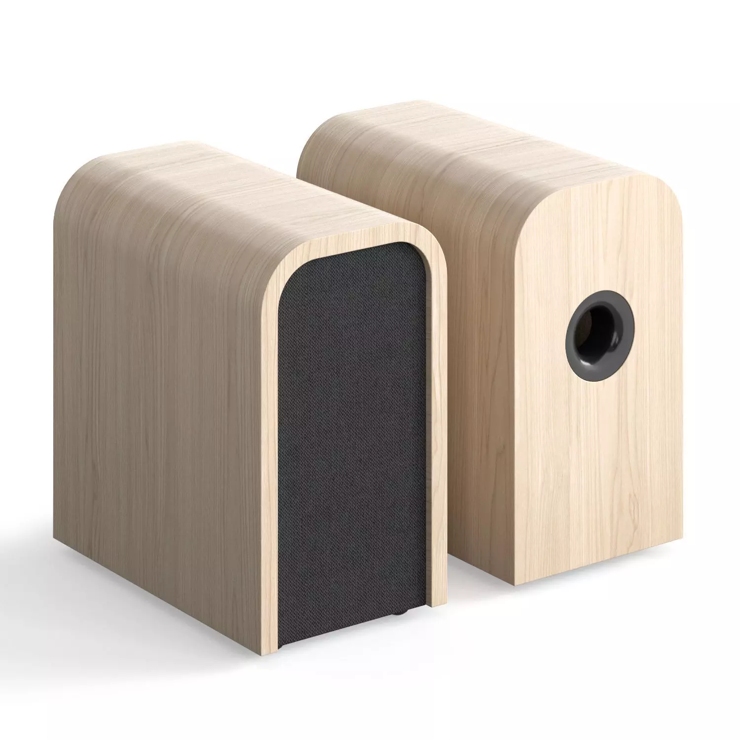 Crosley GIG Vinyl Turntable with speakers and Records 3D model_4