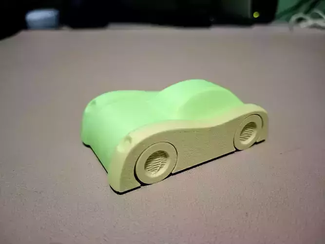 Simple Sport Car 3D Print Model 3D print model