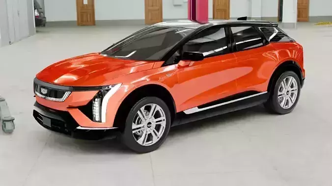 Cadillac Obtiq 2025 Low-poly 3D model