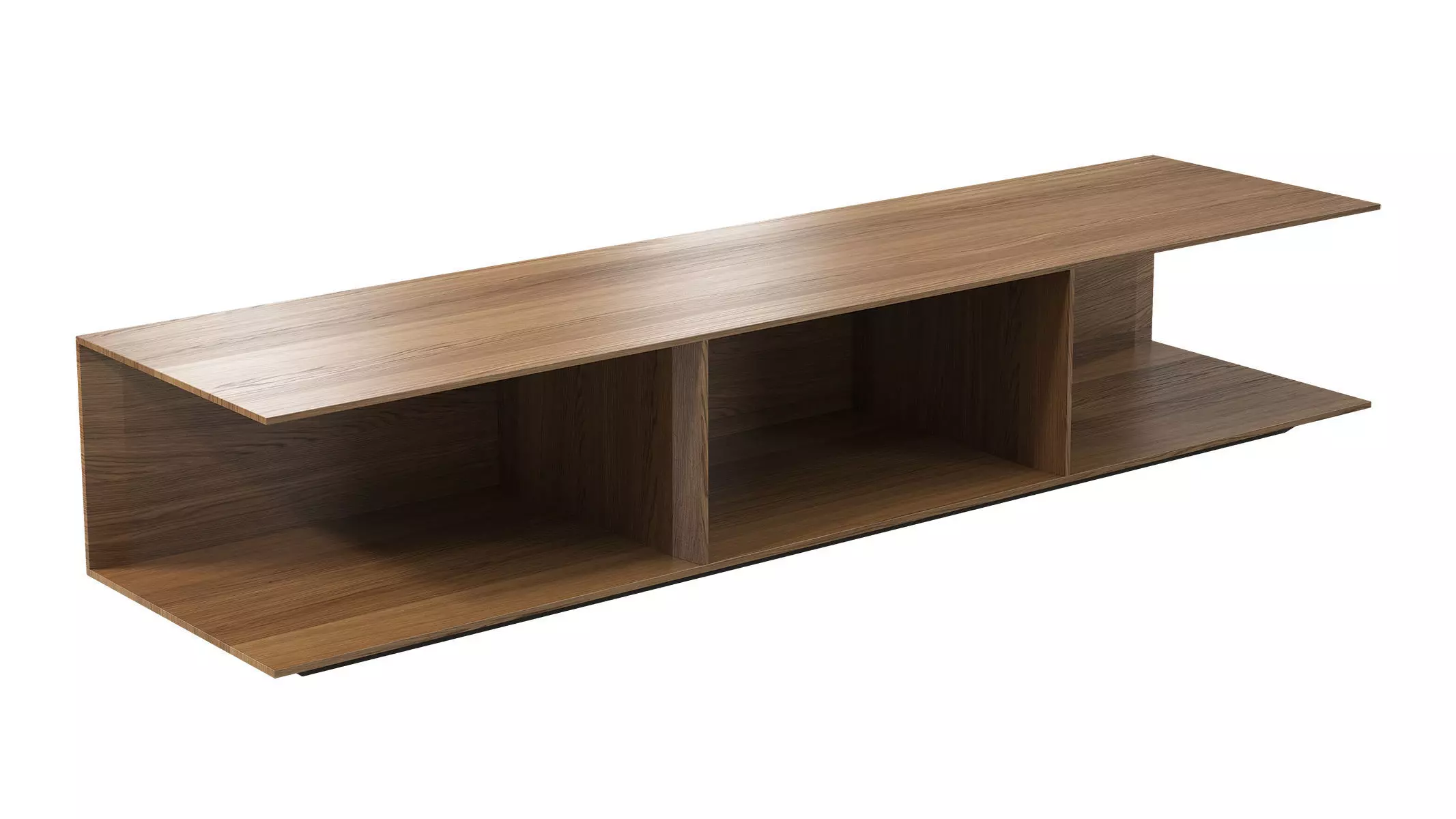 Poliform Westside Behind Sofa Coffee Tables 3D model_14