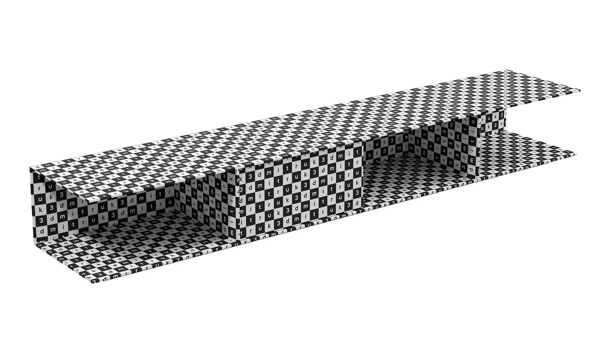 Poliform Westside Behind Sofa Coffee Tables 3D model_34